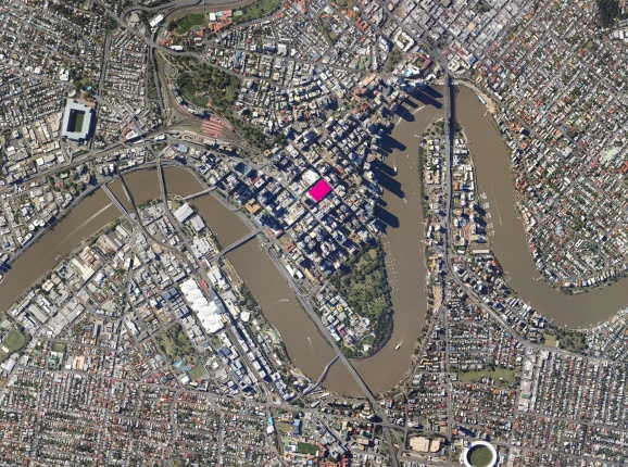 Location in Brisbane CBD